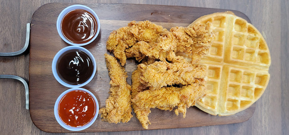 Waffles and tenders